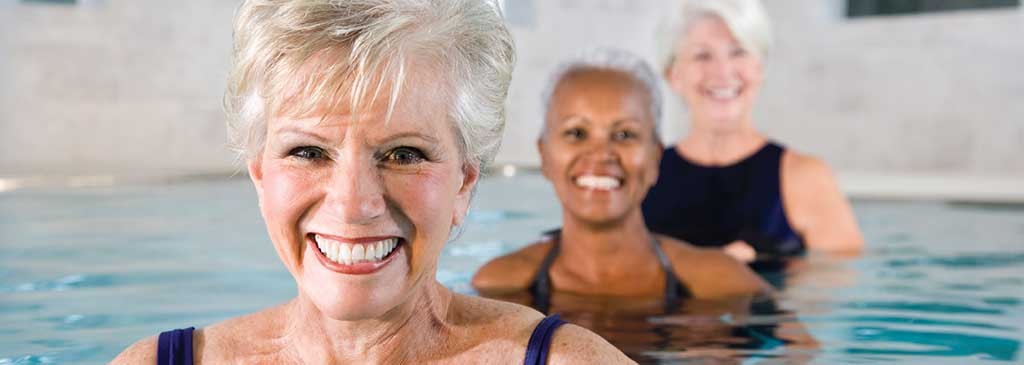 Adults in Swimming Pool